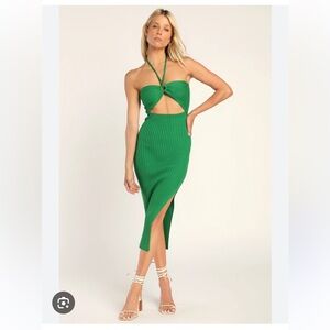 Lulu’s Green dress. Perfect condition. Worn once. Size Small